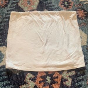 white tube top
